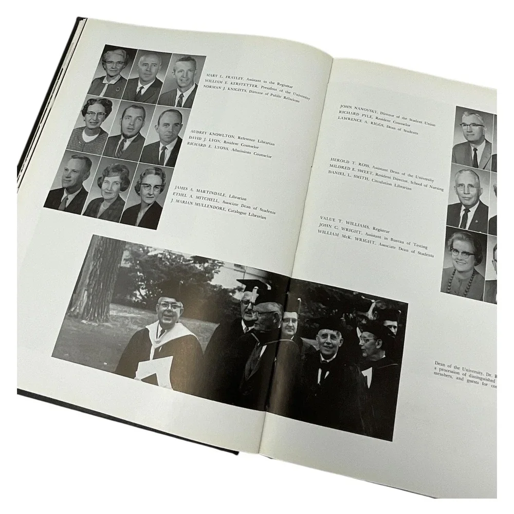 The Mirage 1965 DePauw University Yearbook Greencastle Indiana Alumni‎ Book